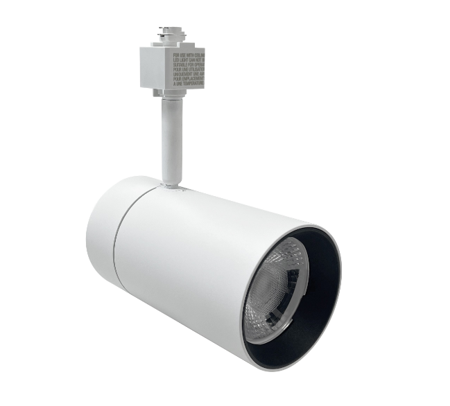 Nora Lighting NTE-866L930SW Max XL LED Track Head Ceiling Light, Spot Optic, Lumens 3650Lm, Color Temperature 3000K, White Finish