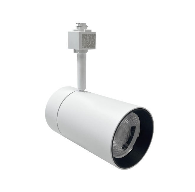 Nora Lighting NTE-866L940NW/L Max XL L-Style LED Track Head Ceiling Light, Narrow Flood Optic, Lumens 3650Lm, Color Temperature 4000K, White Finish