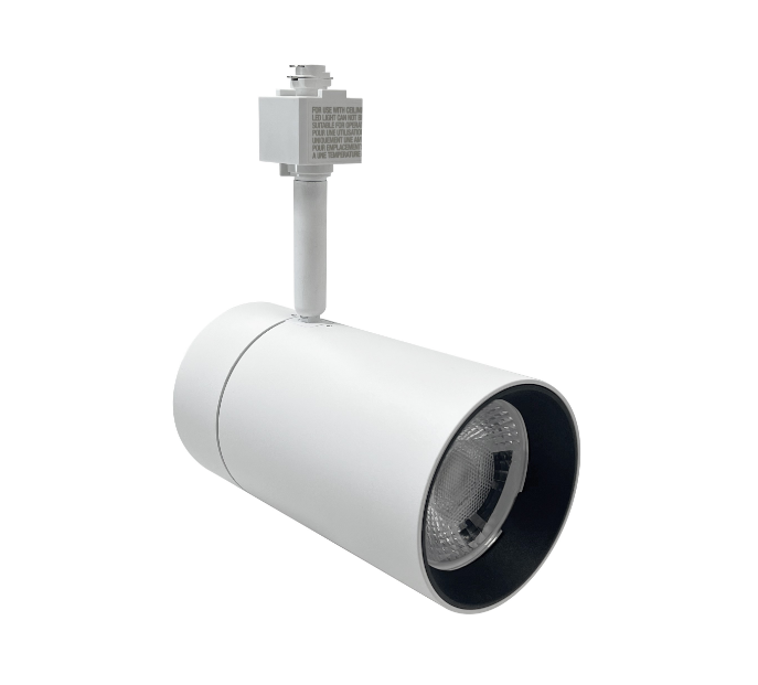 Nora Lighting NTE-866L940SW Max XL LED Track Head Ceiling Light, Spot Optic, Lumens 3650Lm, Color Temperature 4000K, White Finish