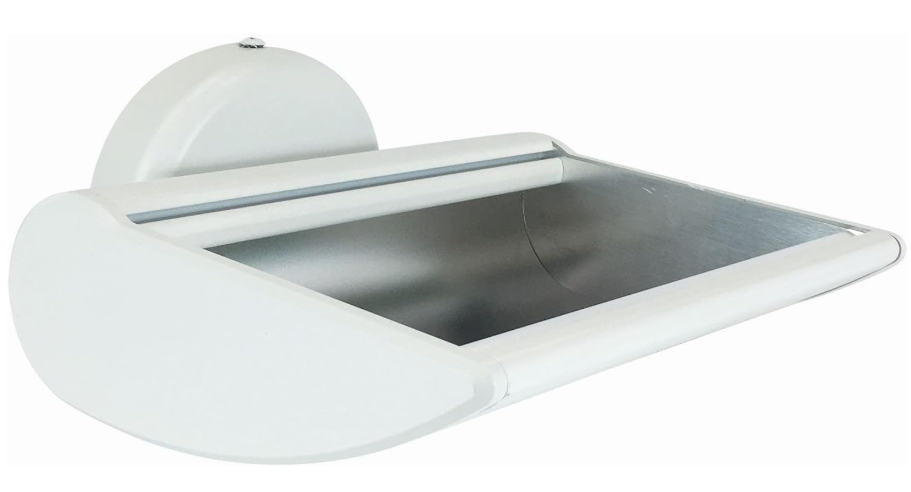 NORA Lighting NTEC-88031530W 8" Dipper Canopy Mount LED Track Head, Lumens 1000lm, Wattage 15W, Color Temperature 3000K, 90+ CRI, White Finish