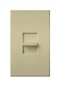 Lutron NTF-10-277-IV Nova T Single-pole Slide-to-off Dimmer - 8A - 277V - lvory Finish
