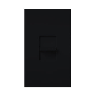Lutron NTFSQ-BL Nova T Slide-to-Off Quiet 3-Speed Fan Control, Single Pole, 120V, 1.5A, Black Finish