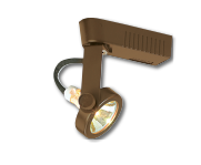 NORA Lighting NTL-207BZ Gimbal Ring Low Voltage Track Head, Bronze Finish