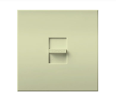 Lutron NTLV-1500-AL Nova T Magnetic Low-voltage Single-pole Slide-to-off Dimmer - 1500VA - Almond Finish