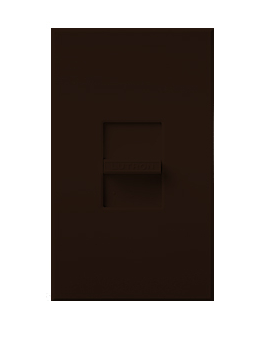 Lutron NTRP-250-BR Nova T Reverse-phase Electronic Low-voltage Dimmer For Led/inc/hal/cfl - Brown Finish