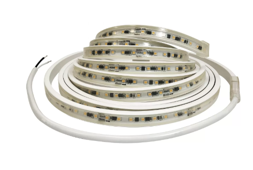 Nora Lighting NUTP13-W48-12-930/HW Custom Cut length 48- 12" 120VAC Continuous IP65 Rated LED Tape Light, CCT 3000K W/ 8' Hardwired Power Cord
