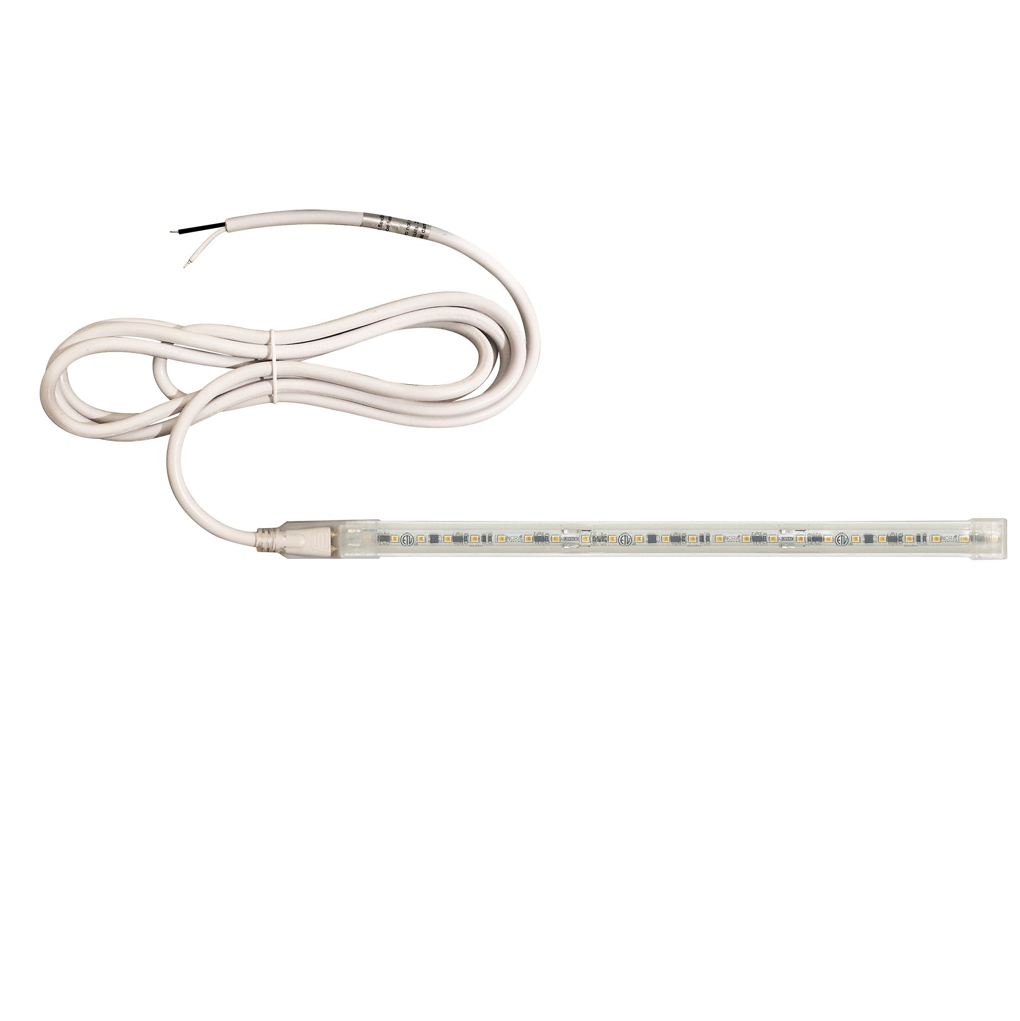 NORA Lighting NUTP13-W13-8-12-930/HW Custom Cut 13-ft, 8-in IP65 Rated 120V Continuous LED Tape Light - 3.6W/foot - 3000K Color Temp. - Triac - With 8' Hardwired