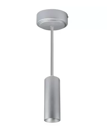 Nora Lighting NYLM-2ST35XSSLE3A/12 2" iLENE 12" Stem Mount Mini Cylinder, 1000lm, 15W, 3500K, Silver, 120V Triac/ELV Dimming