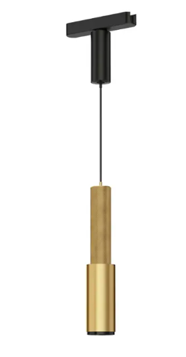 ET2 Contemporary Lighting ETL31622-NAB Continuum Track LED Handler Pendant, Color Temperature 3000K, Voltage 120-277V, Natural Aged Brass Finish