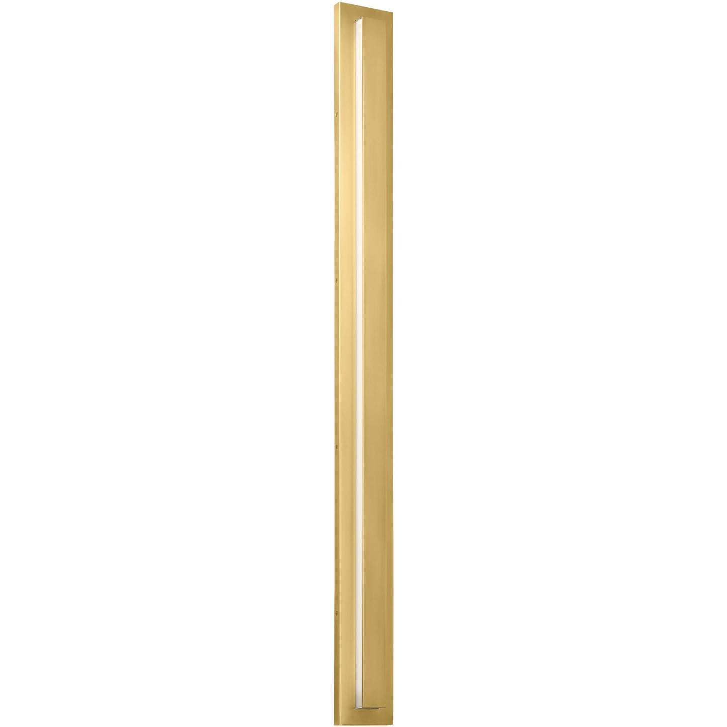 Visual Comfort Architectural SLOWS30230NB Modern Sean Lavin Aspen 1 Light 60" Outdoor Wall Sconce Light - CCT: 3000K - Finish: Natural Brass