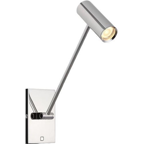 Visual Comfort Architectural SLTS14530N Modern 12.6" Ponte LED Small Task Wall Sconce Light - 120V-277V - CCT: 3000K - Finish: Polished Nickel