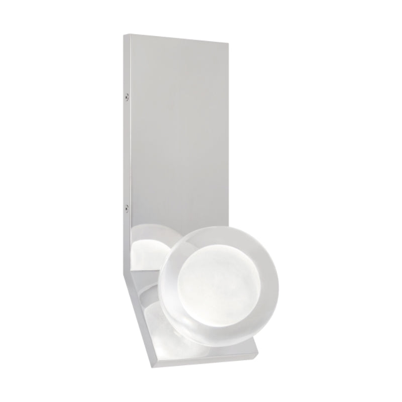 Visual Comfort Architectural 700WSMINAN-LED930-277 Modern 14" Mina 1-lt Tall LED Wall Sconce Light- 277V - CCT: 3000K - Finish: Satin Nickel