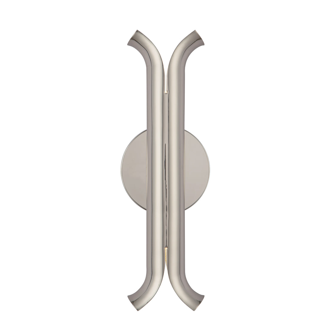 Alora Mood WS89714-PN Husk 14-inch Polished Nickel Wall Sconce Wall Light