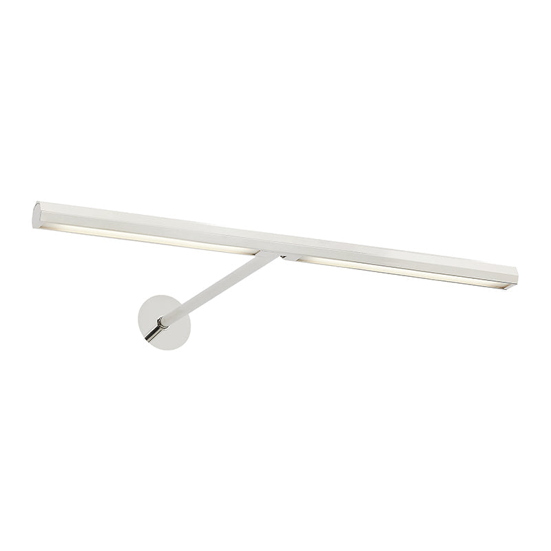 Visual Comfort Architectural 700PLUF12N-LED927 Modern 12" Plural Faceted 1-lt LED Picture Wall Light - 120-277V - CCT: 2700K - Finish: Polished Nickel