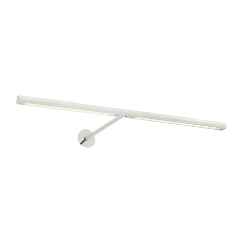 Visual Comfort Architectural 700PLUF18N-LED930 Modern 18" Plural Faceted 1-lt LED Picture Wall Light - 120-277V - CCT: 3000K - Finish: Polished Nickel