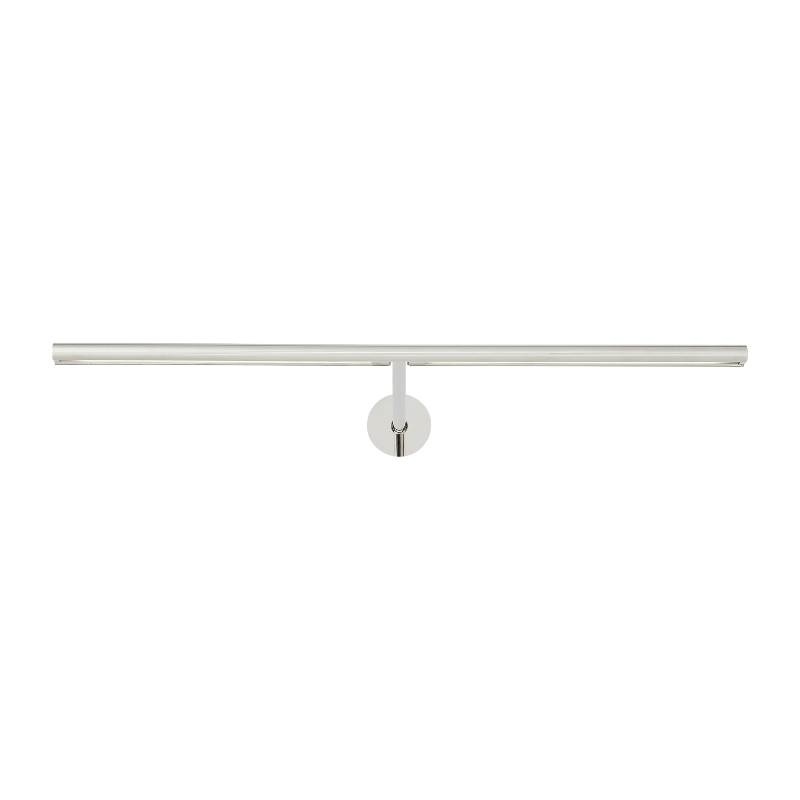Visual Comfort Architectural 700PLUD18N-LED927 Modern 18" Plural 1-lt LED Picture Wall Light - 120-277V - CCT: 2700K - Finish: Polished Nickel