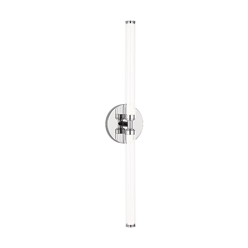 Visual Comfort Architectural SLBA74927PNCG Modern 26" Poza 2-lt Tall LED Wall Sconce Vanity Light - 120V-277V - CCT: 2700K - Finish: Polished Nickel