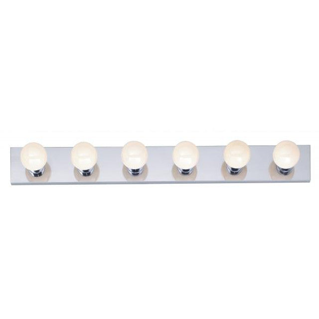 Nuvo SF77-194 6 Light 36" Vanity Strip light Fixture, Polished Chrome Finish