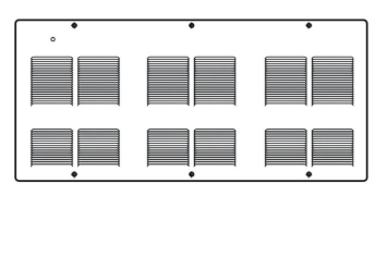 Ouellet OACU09038BL-T Commercial Wall Fan Heater 9000W 208V 3Ph White Stat 1P
