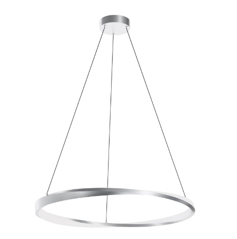 AFX Lighting OBRP32LAJUDSN Oberon 32 Inch LED Pendant Light, 120-277V, Watt 30W, Selectable 5CCT, Satin Nickel Finish