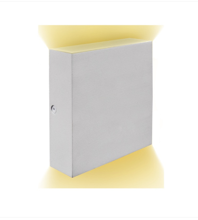 Lotus LED Lights OD-5-1000L-5CCT-WH 15 Watt Led Wall Sconce - Up + Down Light - 1,280 Lumens - 27k / 3k / 35k / 4k / 5k - 120v - White Finish