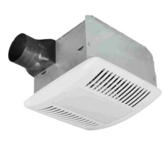 Orbit OD80LH 80CFM Deluxe Fan Light 0.7 Sone Humidity Sensor