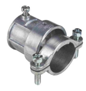 Orbit OF520 1/2" TO 3/8" EMT to Flex Couplings Set-Screw/Clamp-Type