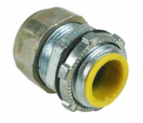 Orbit OF602-SW 3/4" Zinc Die-Cast EMT Connector Compression Type & Rain Tight Insulated
