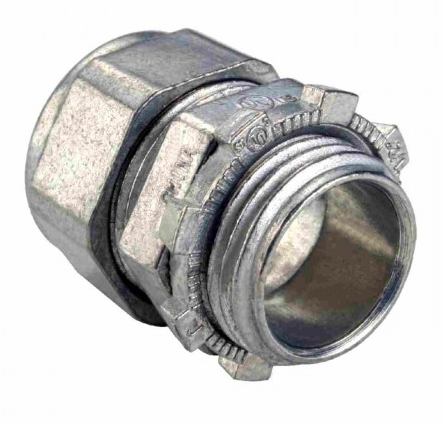 Orbit OF602 3/4" Zinc Die-Cast EMT Connector Compression Type