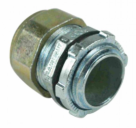 Orbit OF610-W 4" Zinc Die-Cast EMT Connector Compression Type & Rain Tight