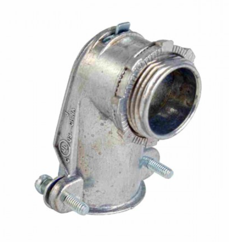 Orbit OF644 1/2 Inch 90 Angle Ac(Bx)/mc/flex Connectors Squeeze Type