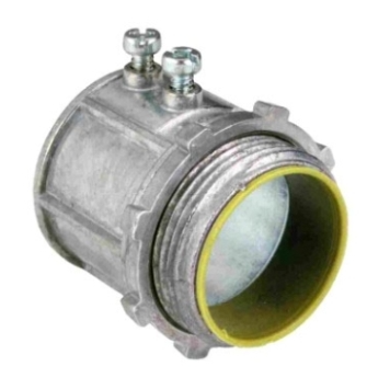 Orbit OF704-S 1-1/4 Inch Zinc Die-cast Emt Connectors Set-screw Type Insulated