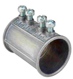 Orbit OF714 1-1/4 Inch Zinc Die-cast Emt Couplings Set-screw Type