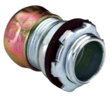 Orbit OF7601-W 1/2" Steel EMT Connector Compression Type & Rain Tight