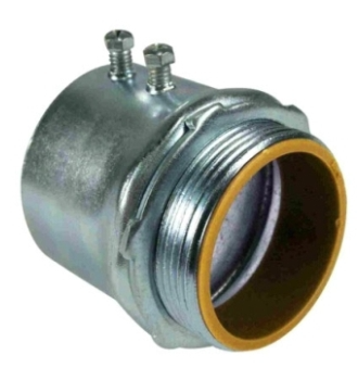 Orbit OF7710-S 4 Inch Steel Emt Connectors Set-screw Type Insulated