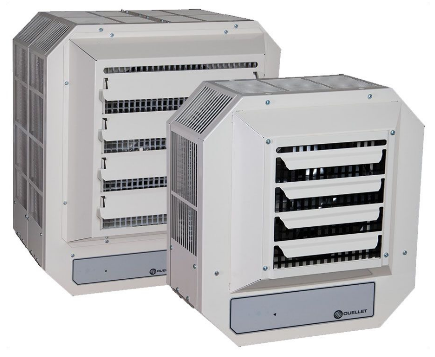 Ouellet OHVU02008AM Commercial Unit Heater, Power 2000W, Voltage 208V, 1/3-Phase, 60Hz, Almond Finish