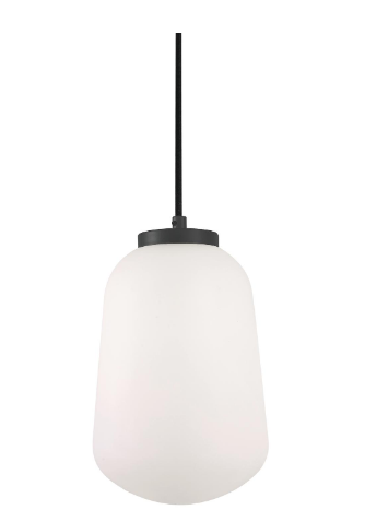 AFX Lighting OLIP07LAJUDBK Olivia 7 Inch LED Pendant Light, 120-277V, Watt 13W, Selectable 5CCT, Black Finish