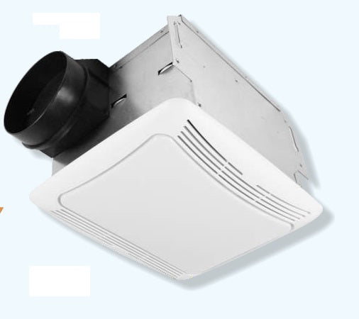 Orbit OSP70L Fan With Light 120V and 70 CFM in White Finish