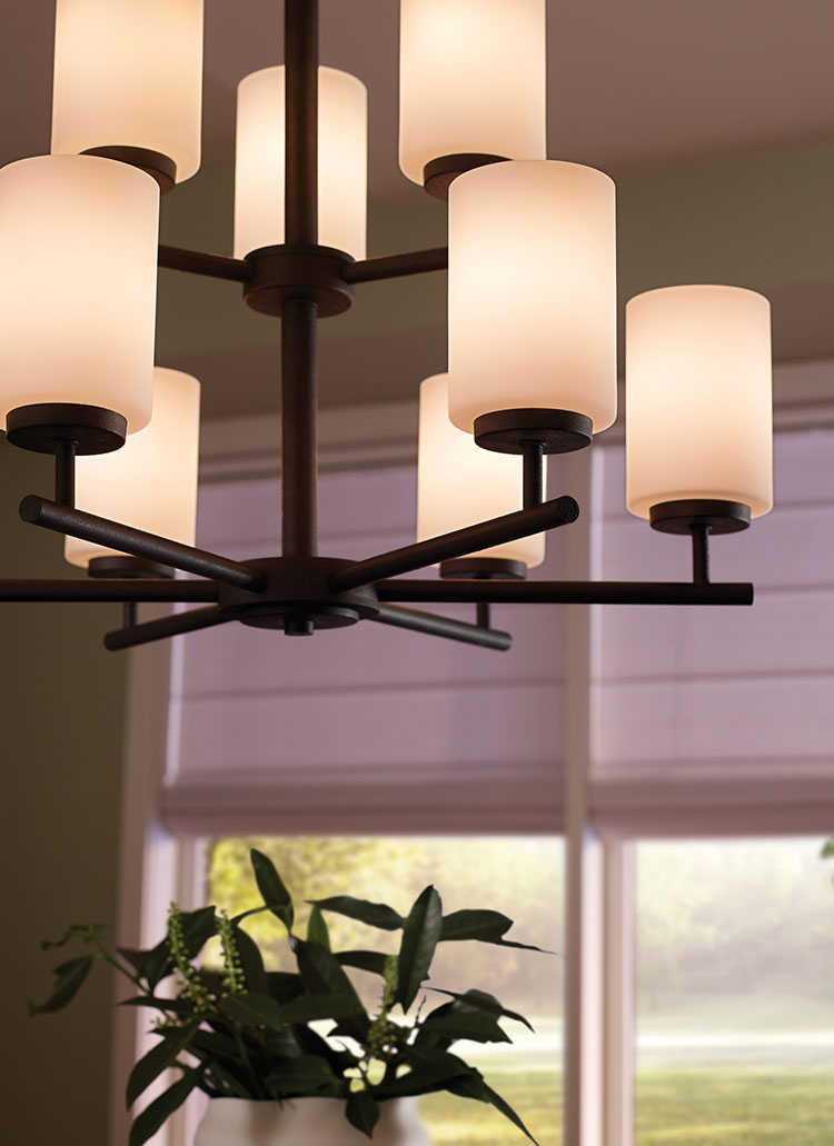 Generation Lighting 66170EN7-112 Oslo 3 Light Midnight Black Island Pendant detail
