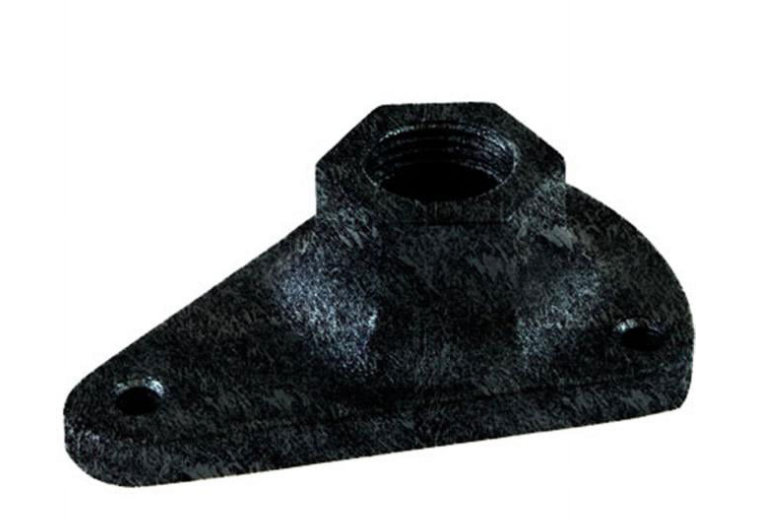 Dabmar Lighting P-MB-1-VG 1.5" NPT Aluminum Female Surface Mounting Bracket, Verde Green Finish