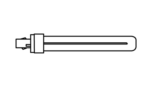 Elco Lighting P13T-4 4.25" 2-Pin Triple Biax CFL Lamp, Wattage 13W