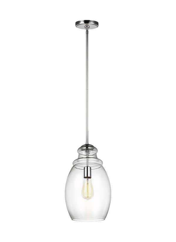 Generation Lighting P1484CH Marino chrome pendant ceiling light