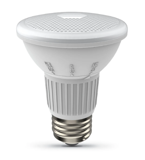 Feit Electric PAR20/ADJ/930CA 50W Replacement Bright White PAR20 Dimmable Beam Choice LED Light, Color Temperature 3000K, Wattage 5W, Voltage 120V