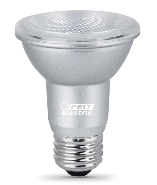 Feit Electric PAR20DM/930CA/2/4 50W Replacement PAR20 Dimmable Enhance Reflector LED Light, Color Temperature 3000K, Wattage 5W, Voltage 120V - 4-2 Pack