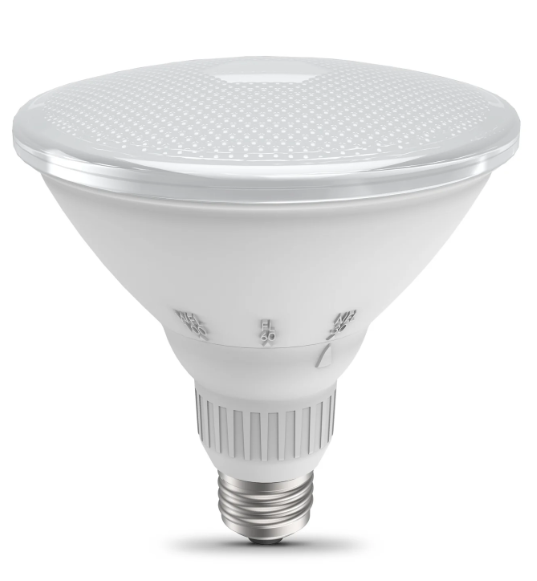 Feit Electric PAR38/ADJ/950CA 90W Replacement Daylight PAR38 Dimmable BeamChoice Reflector LED Light Color Temperature 5000K, Wattage 10.5W, Voltage 120V Pack 1