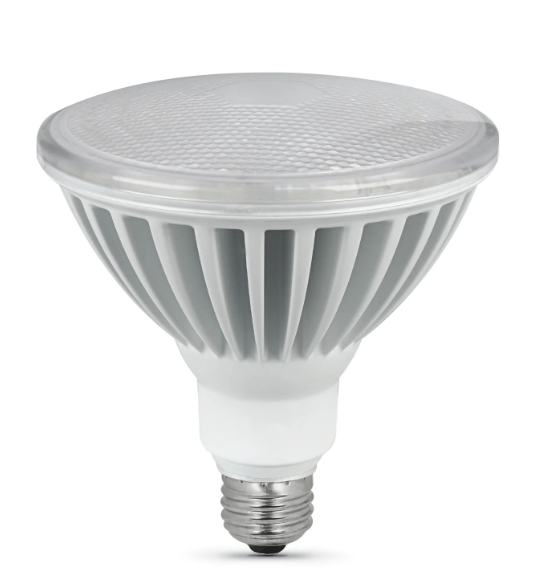 Feit Electric PAR38DM/3750/5K/LED 40W (250W Replacement) Daylight (5000K) E26 Base Dimmable PAR38 Reflector High Output LED Light Color Temperature 5000K, Wattage 40W, Voltage 120V Pack 1