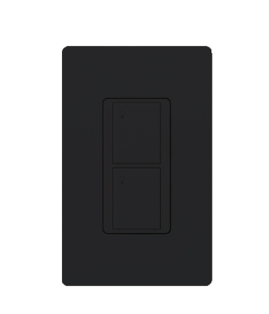 Lutron PD-5S-DV-BL Energi TriPak - 2-Button RF Switch - 5A - Black Finish