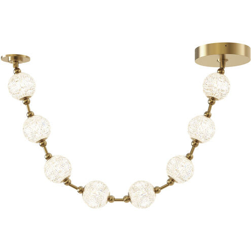 Alora Lighting PD321708NB Marni LED 4.38 inch Pendant Ceiling Light Natural Brass Finish