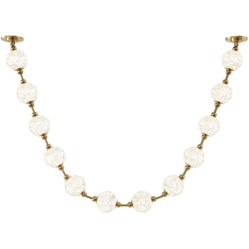 Alora Lighting PD321712NB-RT Marni LED 4.38 inch remote driver Pendant Ceiling Light Natural Brass Finish