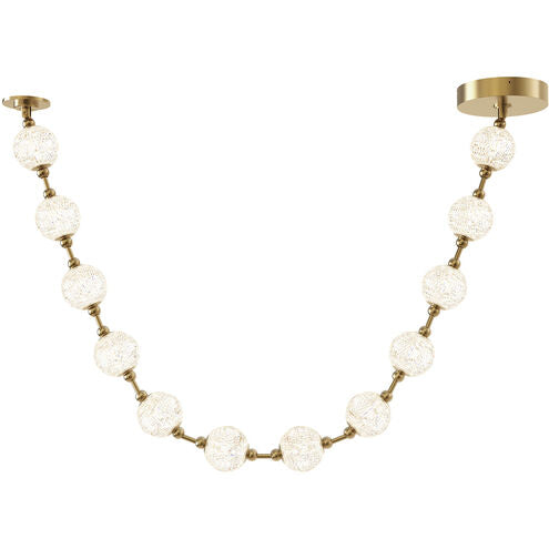 Alora Lighting PD321712NB Marni LED 4.38 inch Pendant Ceiling Light Natural Brass Finish